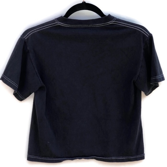 Graphic AC/DC Highway To Hell Cropped T-Shirt - Picture 2 of 4